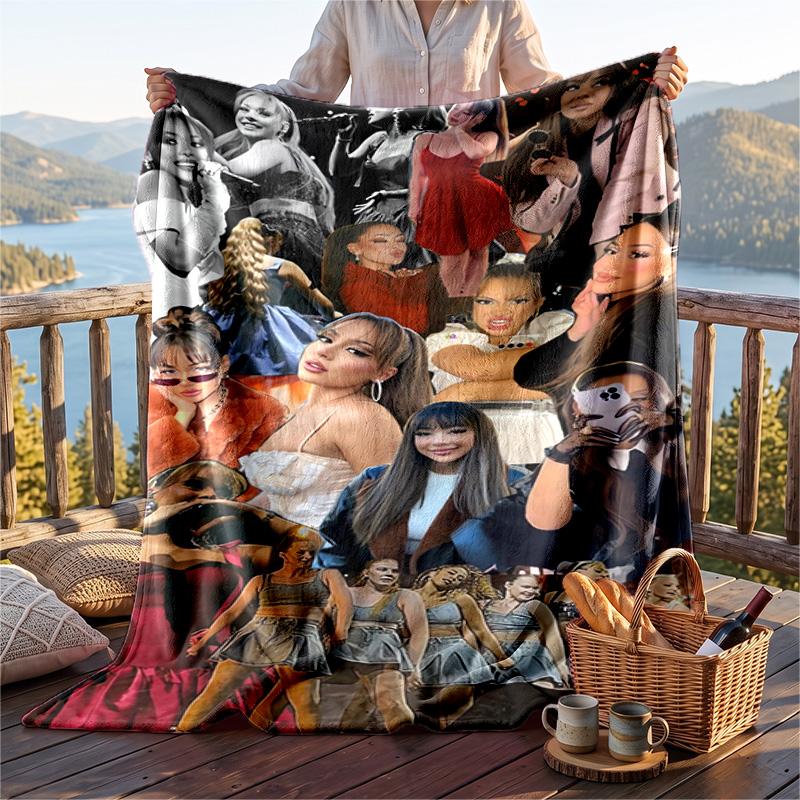 Warm Flannel Throw Blanket,Ayliva Lightweight Cozy Blanket For Bed Sofa And Daily Use