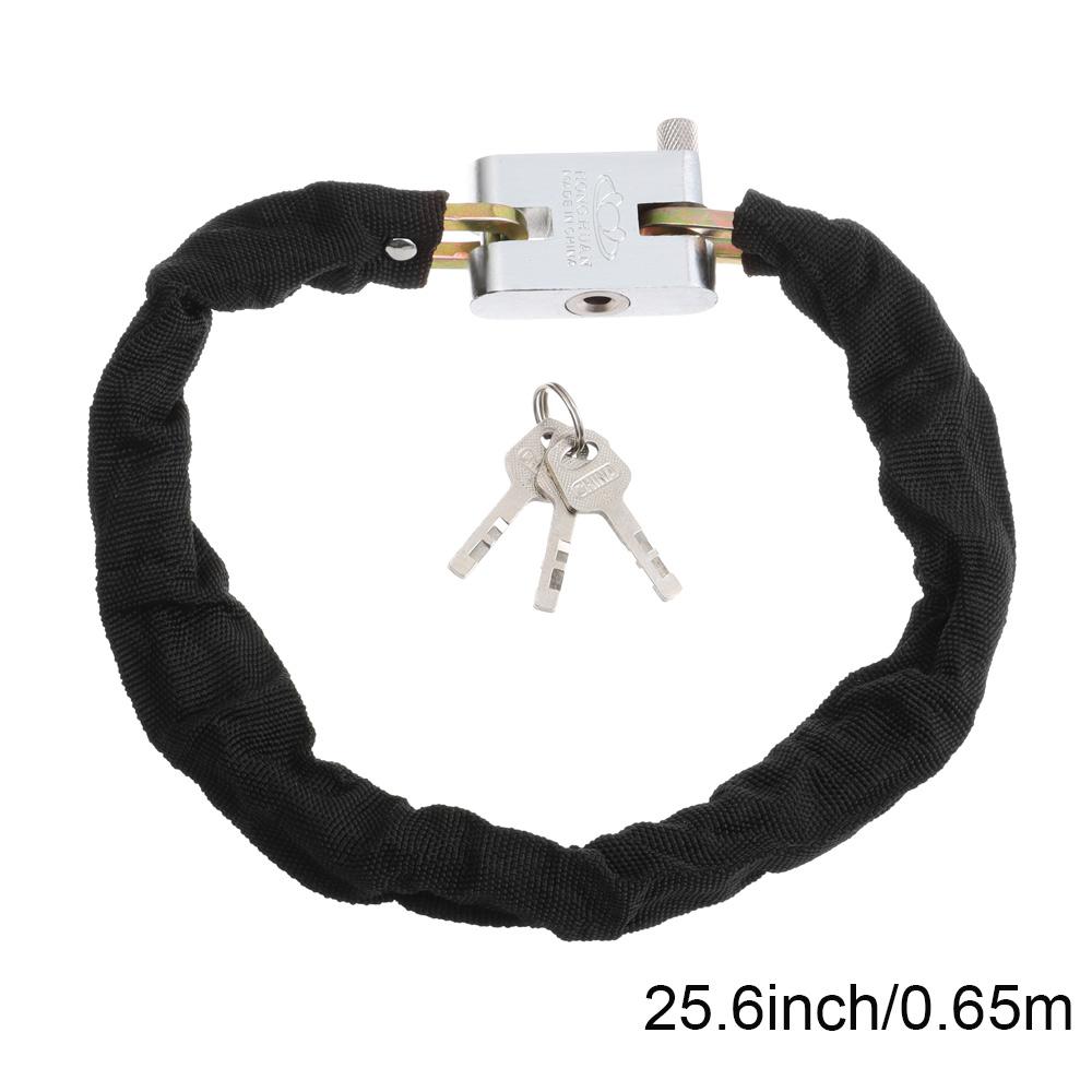Strong Motorcycle Electric Bike Padlock Bicycle Scooter Chain Lock Anti-theft