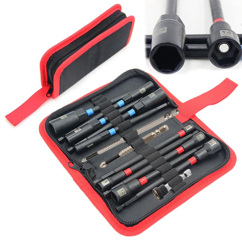 

Комплексный набор адаптеров с шестигранными головками, 13 штук и удлинители