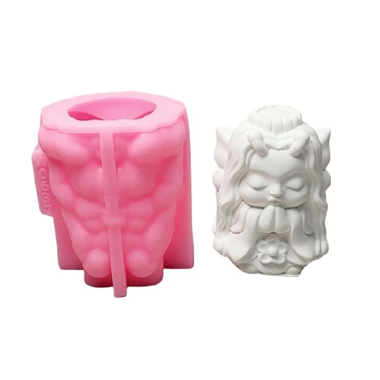 

Butterfly Girl Figurine Silicone Molds for Making Candle Soap Home Decoration Temperature Resistant Epoxy Resin Molds 1
