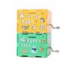 Acrylic Handmade Cartoon Pet Music Box - Hand-Cranked Eight-Tone Ornament