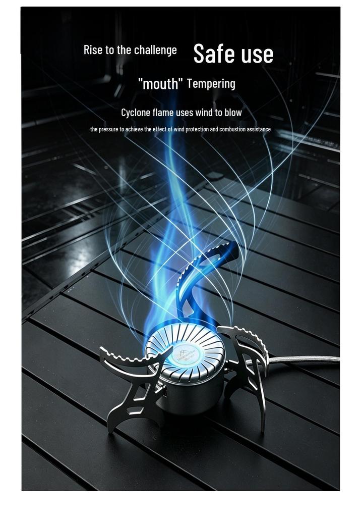 Mountain Guest Portable Folding Gas Stove - Multi-purpose Outdoor Cooker for Camping