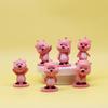 Cute Pink Beaver Figure 2nd Generation Blind Box Pvc Toy Car Desk Decor Gift For Girls