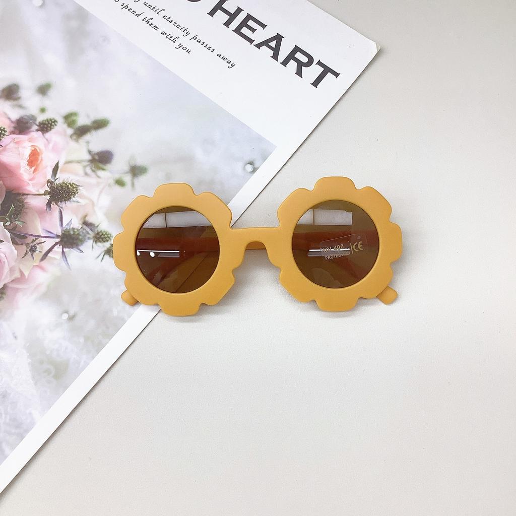 New Children's Sunflowers, Fresh Summer Glasses, Baby Sunglasses, Sun Protection, Super Cute Sunglasses