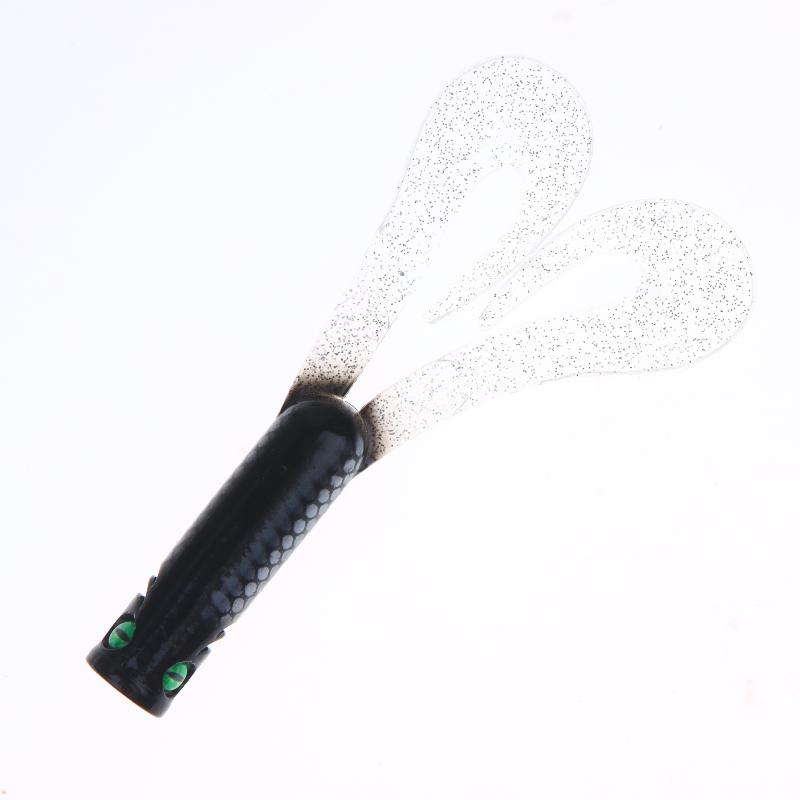 1Pc Twin Tail Trailer Soft Fishing Lures Silicone Spinning Souple 145Mm/21.7G 175Mm/36.7G For Pike Lw234