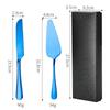 Stainless Steel Cake Knife & Spatula Set - Perfect for Birthdays, Weddings, Baking & More.