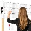 Super Large Wall Sticker 2026 Calendar Reusable Matte Whiteboard Home Work Planner Year-Round Planning Tool