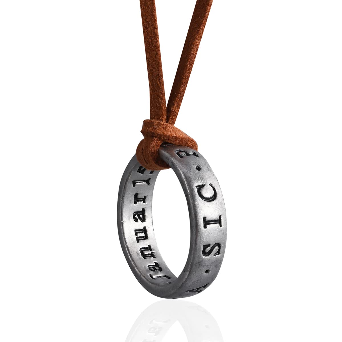 

Sphers Necklace Nathan Drake Ring Necklace Cubic Zirconia Men s, Zinc,
