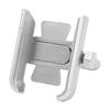 Bike Phone Bracket Handlebar Metal Phone Clamp 360 Degrees Rotation Cushion Padding Anti Shake