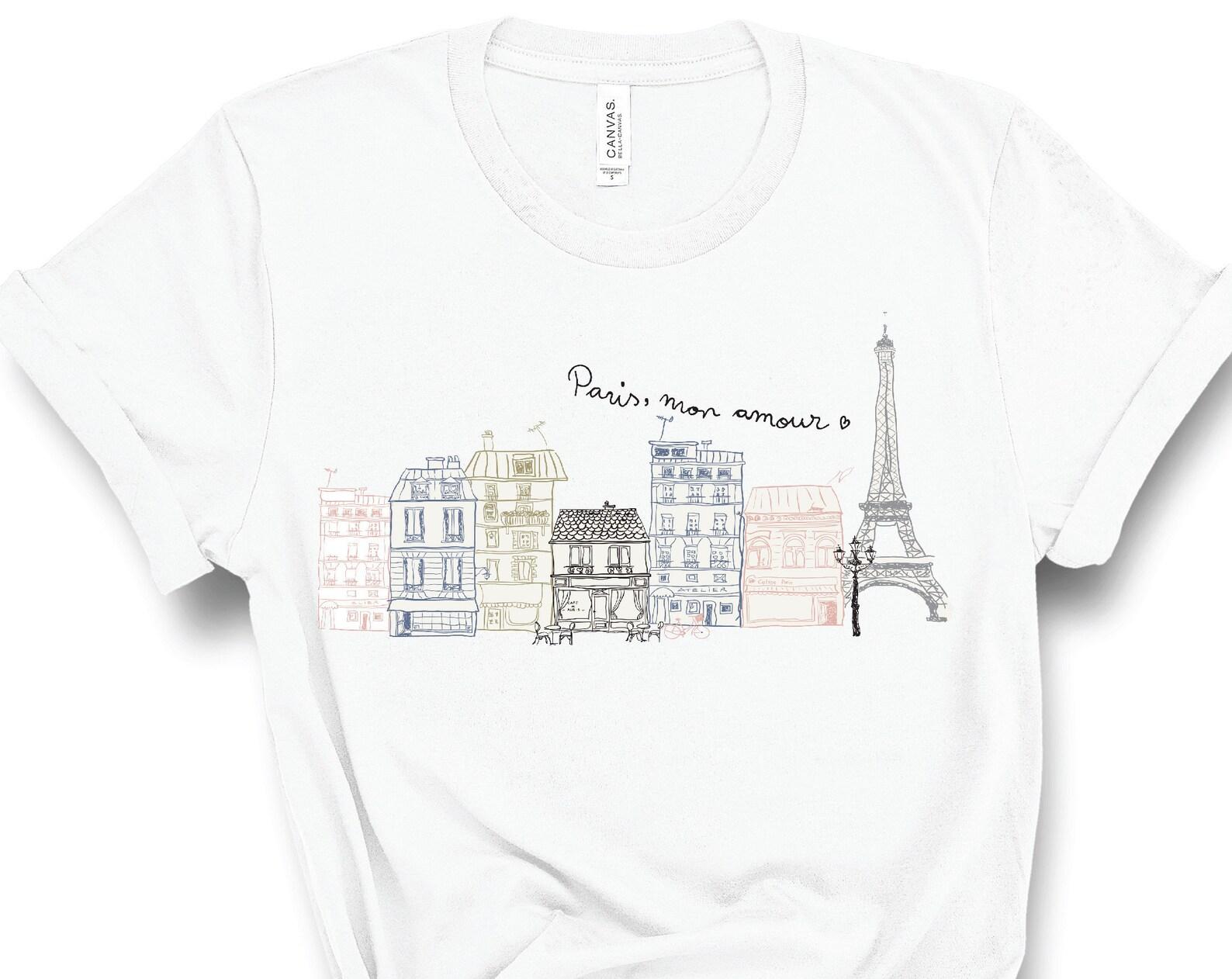 Love Paris, Paris Lover Gift, Paris Gift Shirt, Paris Lover, Love In Paris, I Love Paris T-Shirt, Paris Lover, Parisian, Paris Streets Tee S