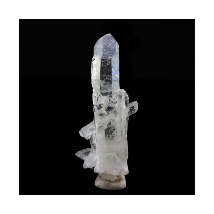 Pierres et Minéraux. Quartz. 24.46 ct. La Gardette Mine, Bourg d'Oisans, Isère, France.