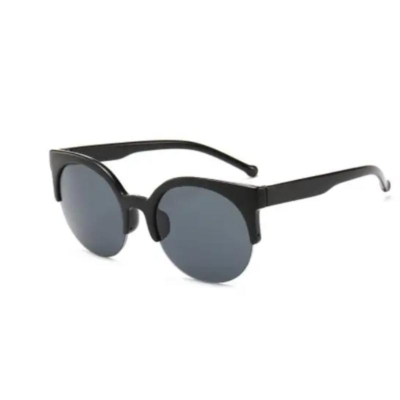 Cat Eye Women Sunglasses Retro Designer Super Round Vintage Glasses Goggles for Polycarbonate UV4 Eyewear Adult 60mm