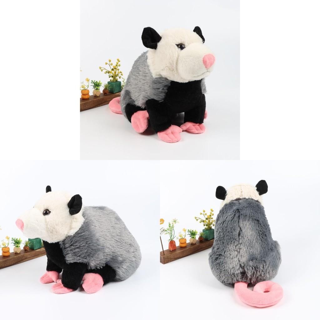 Plush Toy Opossum Stuffed Animal Doll Home Bedroom Decoration Kids 40cm Gift