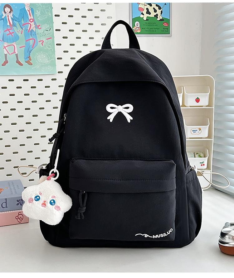 Schoolbag new high-value Japanese ins fresh and sweet candy-colored backpack, lightweight and large-capacity backpack for junior and senior high
