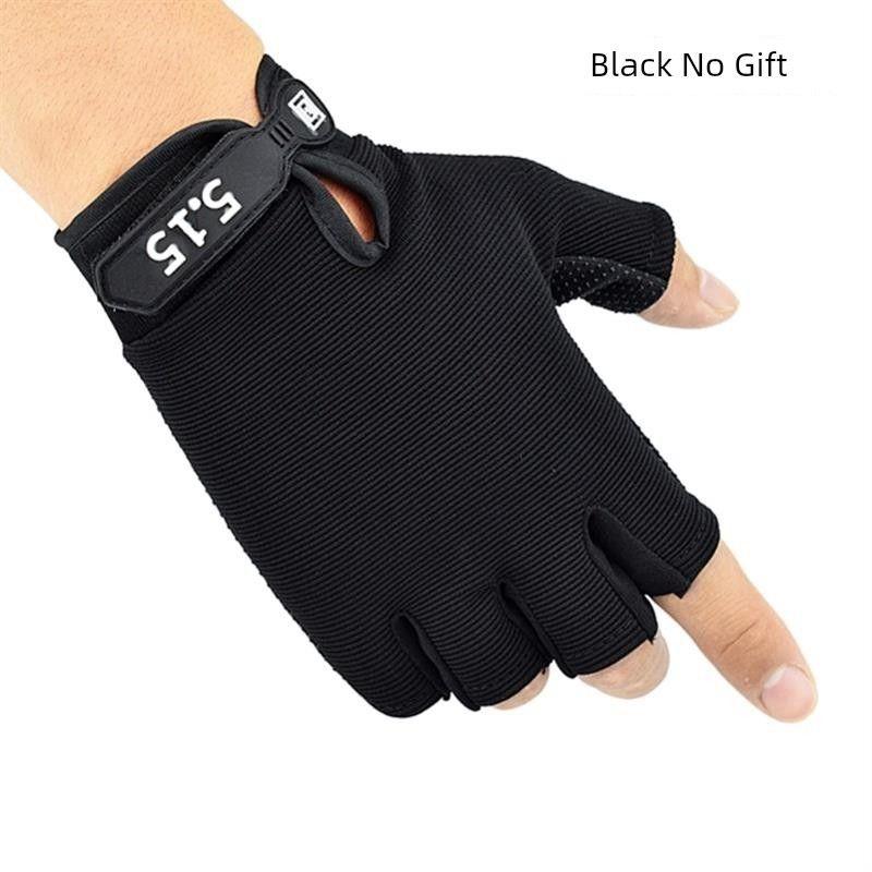 

Man Gym Fitness Gloves Exercise Workout Glove for Men Women1 N10-51 half finger Black XL