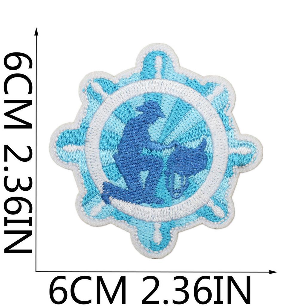 Horse Pentium Embroidery Cloth Sticker Western Denim Computer Embroidery Badge Fashion Girl Decoration Guitar Embroidery Badge Ironing