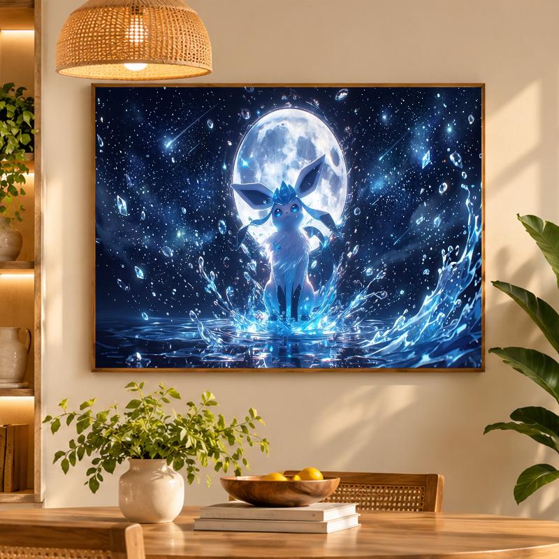 5D Diamond Painting Glaceon DIY Full Drill Diamond Art Kit Home Decoration