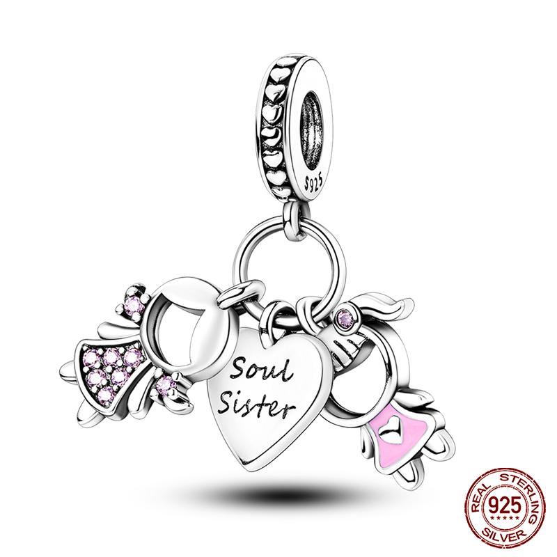 Fit Qikaola Original Bracelet Fashion Bee Astronaut Eiffel Tower Copper Charms Beads Fine Diy Birthday Jewelry For Women