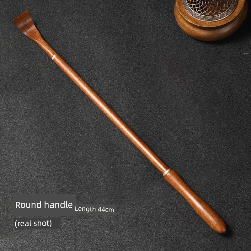 Japanese-Style Back Scratcher, No Need to Ask for Help, High-End Back Scratcher for Women, Special Back Scratcher for the Elderly, Scratch Rake Huanghuali Round Handle Style - Itchy Scratch