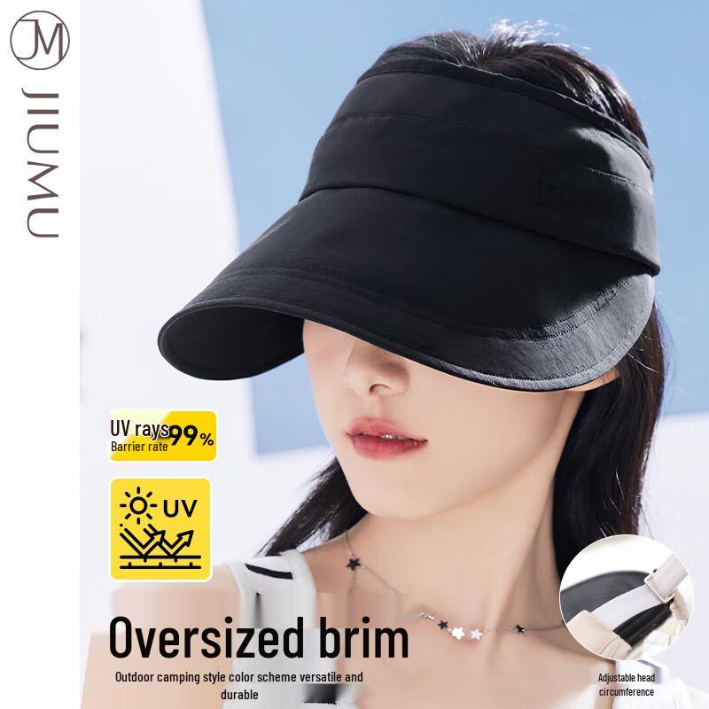 JIUMU Women s Anti-UV Open-Top Summer Sun Visor CW127