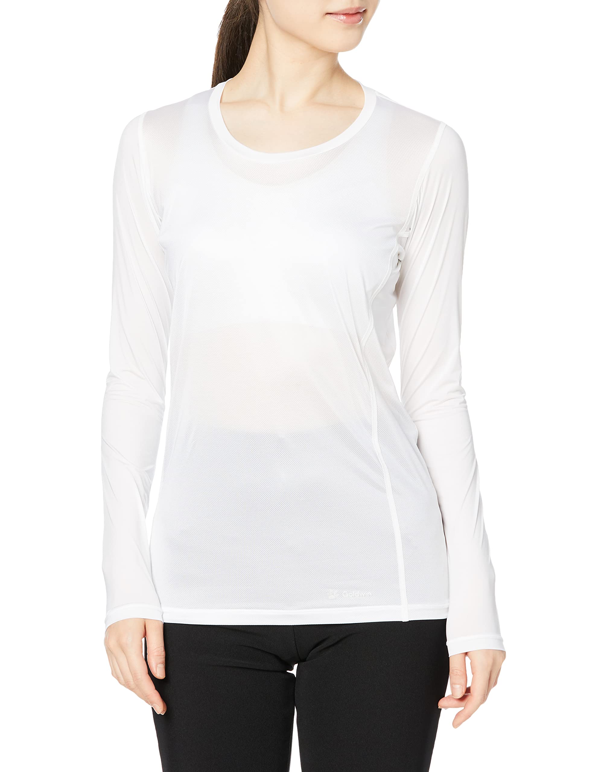 

Cooling Round Neck Long Sleeves [Goldwin] белый