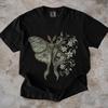 Vintage Luna Moth Shirt, Botanical Floral Insect Tee, Nature Lover Shirt, Cottagecore T-shirt