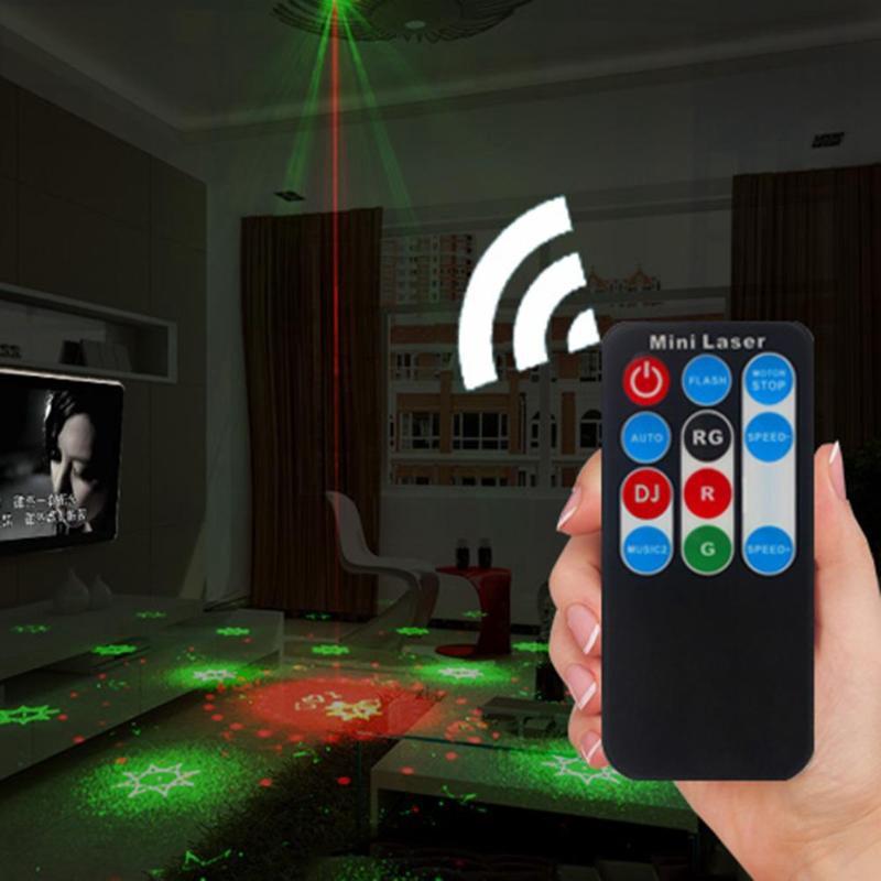 New 48 Modes Sound Activated Party Light 30W Strobes Laser Light RGB LED Stage Light Christmas DJ Club Home KTV Party Bar