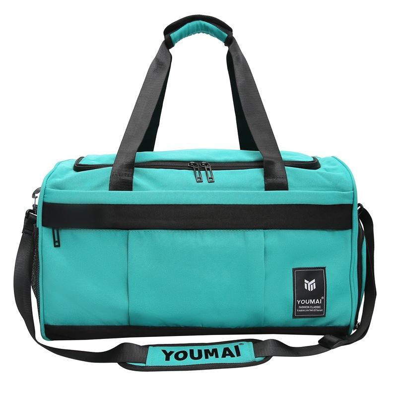 New Fitness Bag Dry and Wet Separation Training Sports Bag Hand Luggage Bag Short Trip Bag Large Capacity Swimming Bag