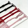 Verstellbarer Spitzen BH-Träger Elastische Anti-Rutsch-Schnalle Dessous-Träger Hohe Elastizität Dünner Träger Schultergurt Partys