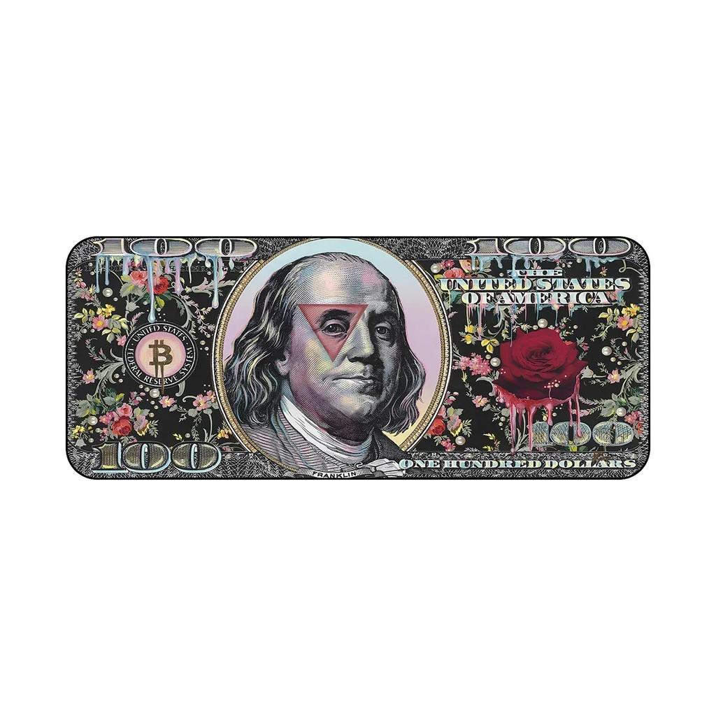 Dollar Carpet Bedroom Rug Usd Banknotes Cabinets for Living Room Bedside Area Rugs US Dollars Doormat Alfombra Habitación