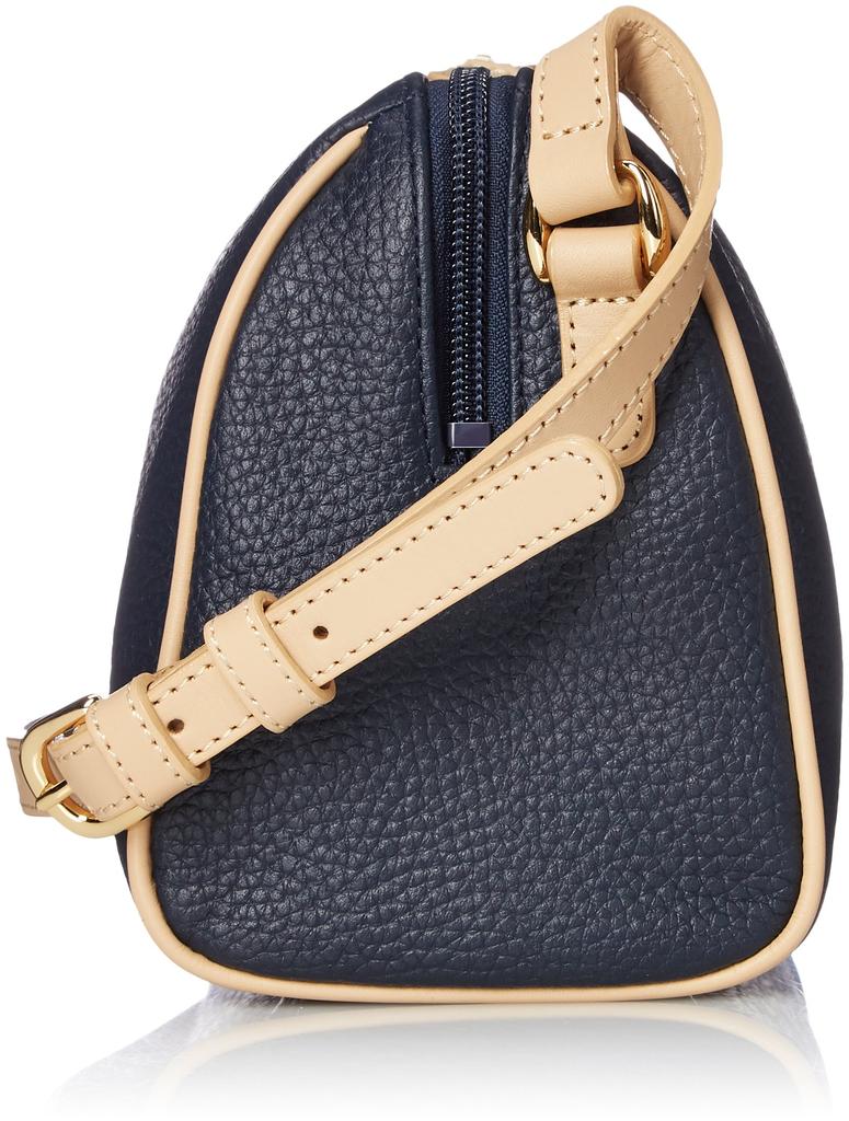 Crossbody Shoulder Bag Dark 10501 [Kitamura] R-0613 Blue/Beige [Navy]
