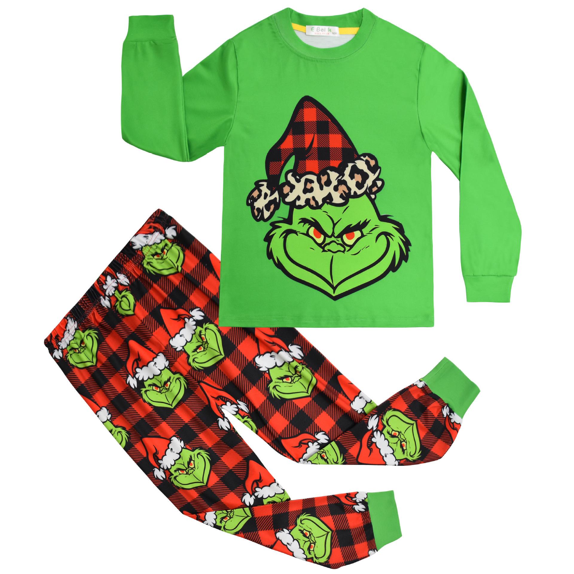 Animated Cartoon Digital Printing, Clothing, Children S Long-Sleeved Loungewear Set 7069 110