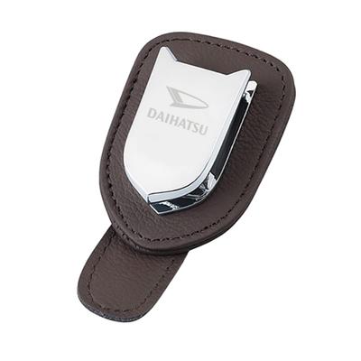 Daihatsu Deri Güneş Gözlüğü Klipsi Daihatsu Gözlük Tutucu Araba Güneşlik Güneş Gözlükleri Gözlük Bilet