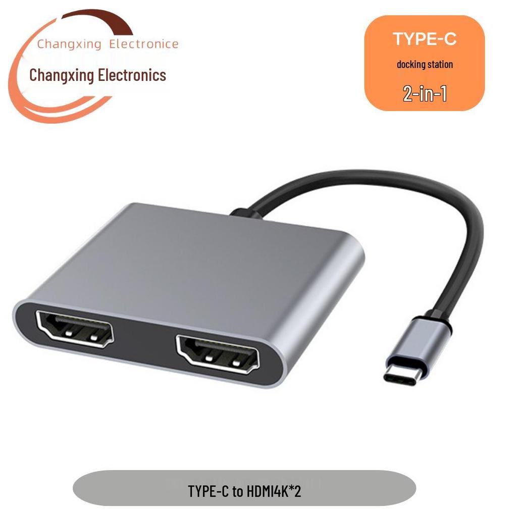 8-in-1 Type-C Hub: Multifunctional Card Reader & USB Network Expansion Dock