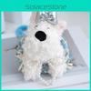 West Highland White Terrier Dress Keychain Dog Plush Toy Pendant Decoration