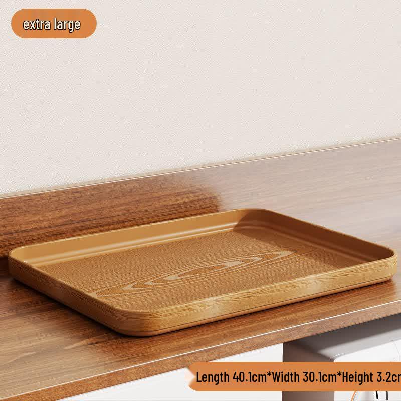 

Japanese Style Thickened Rectangular Plastic Serving Tray