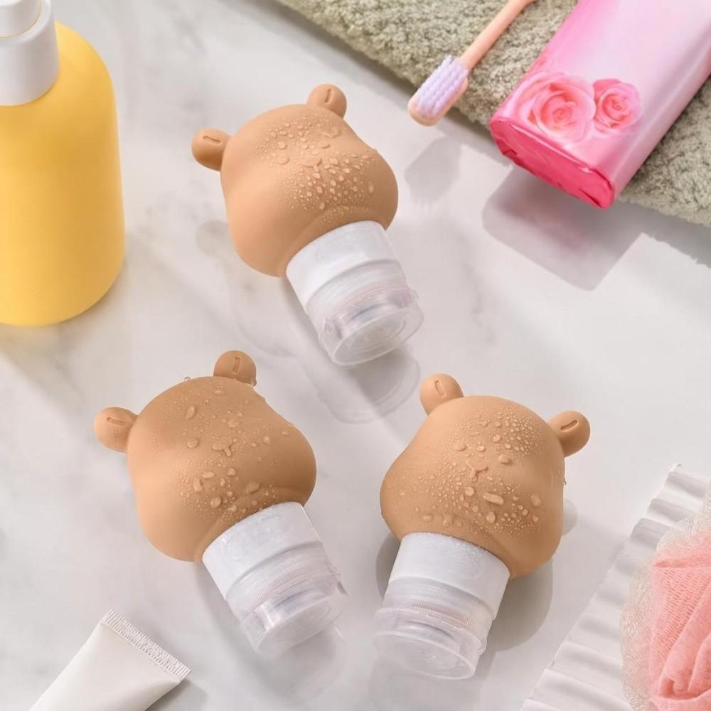 Small Size Portable Containers Leak Proof Refillable Bottles Squeezable Containers for Conditioner
