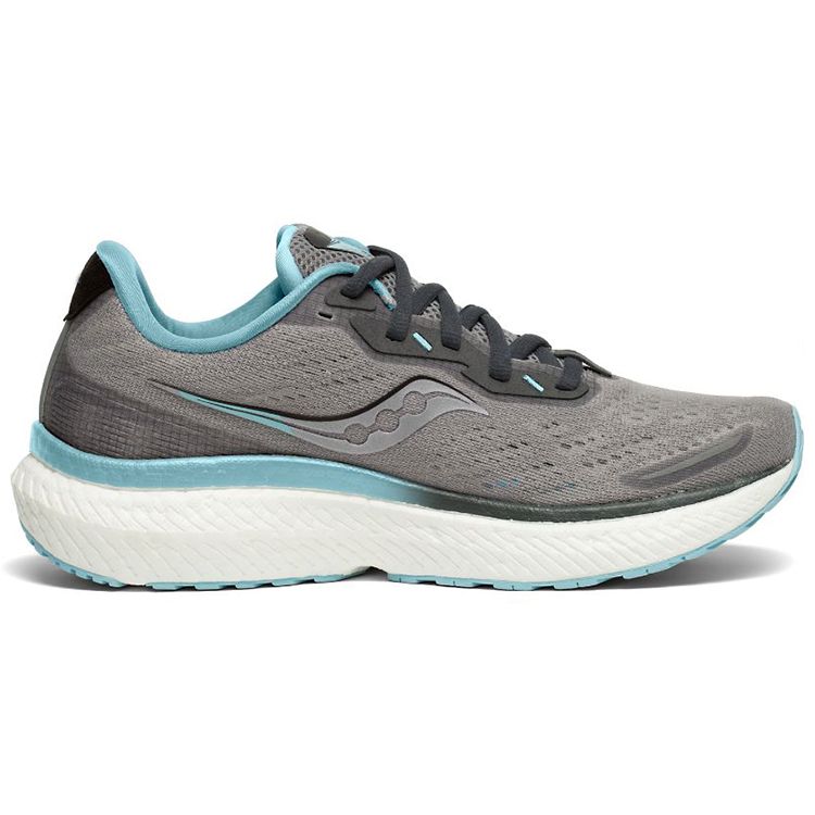 Saucony Women's Triumph 19 Wide Alloy Powder Running Shoes S10679-20