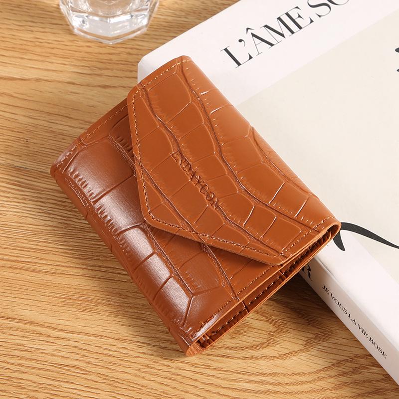 Korean Style Stone Pattern Large Capacity Multifunctional Wallet and Card Holder