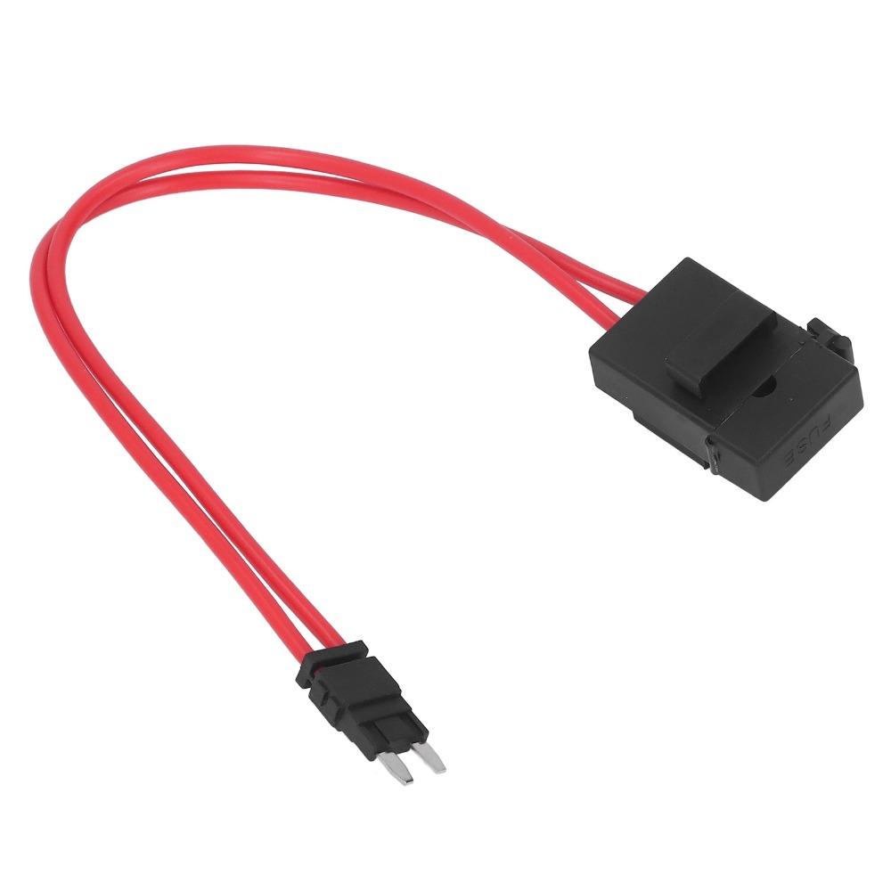 5PCS 20A Rating Car Holder Connector 16AWG Wire ACK S 10.9mm Mini Holder Heavy Duty Wire Extension Vehicle Electrical System