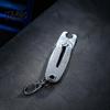 Thread Size Finder Portable Checker Keychain, Stainless Steel Precise Bolt Identifier Gauge, Nut Bolts Verification Tool