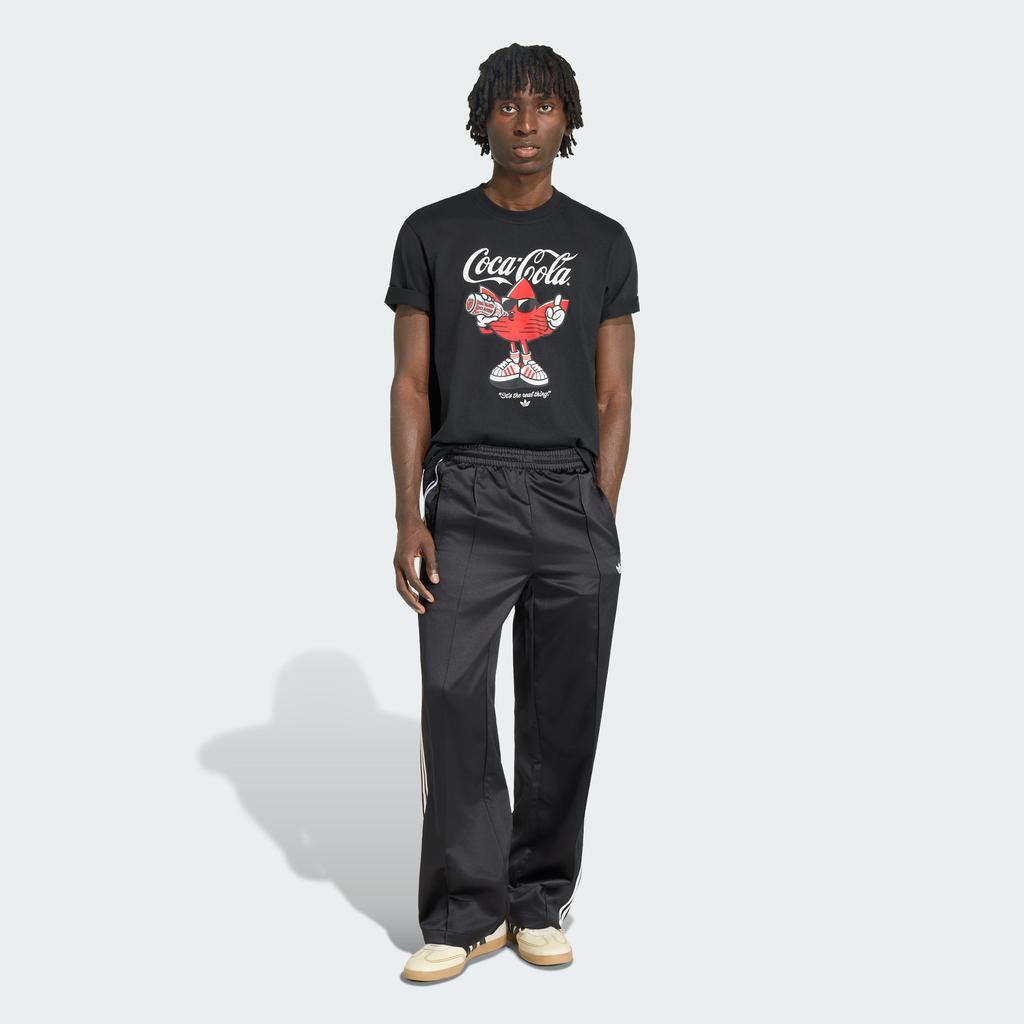 Adidas Originals X Coca Cola T Shirts Men's Black Crew Neck Moderate