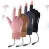 Touch Screen Electric Heated Hand Warmer Non-Slip USB Rechargeable Heating Thermal Gloves Soft 2 Finger Heated Gloves Windproof