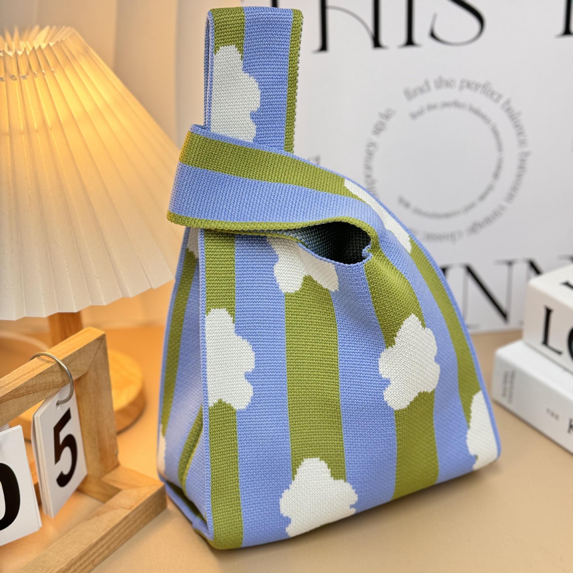 

Праздничная вязаная свадебная сумочка для конфет - персонализированная корейская сумочка с логотипом 20cm Base