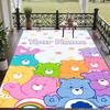 Custom Text Care Bears Pattern Floor Rug Soft Indoor Carpet Mat Living Room Bedroom