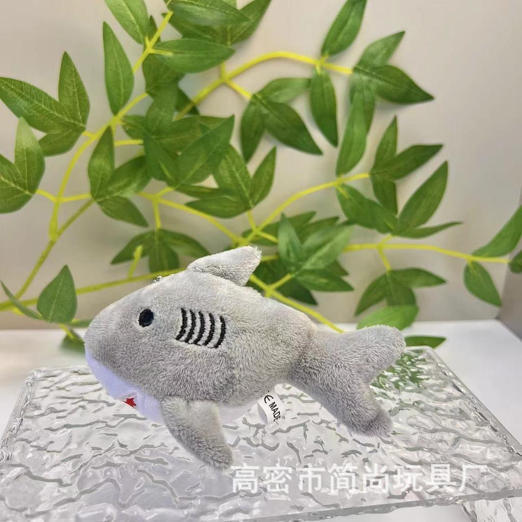 Douyin Shark Whale Plush Toy Keychain - Marine Life Pendant Doll
