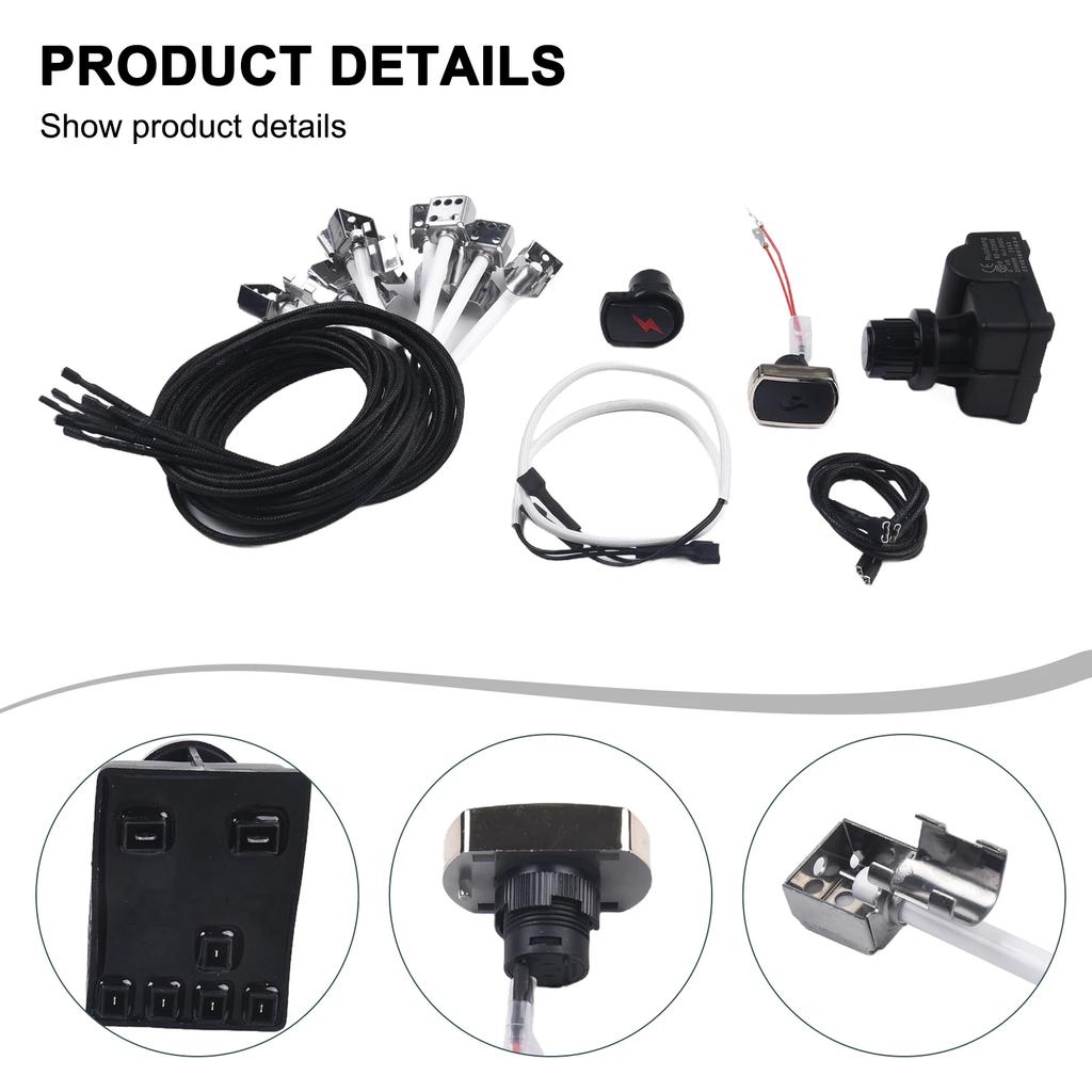 Barbecue Electronic Ignition Parts Igniter Kit For CharBroil Ignition Systems 463224912 463231711 Gas Grill Replacement Ignition