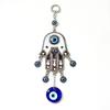 Fatima Hand Blue Eye Wall Hanging Wind Chime Art Crafts Ornaments Meditation Yoga Healing Home Room Decor
