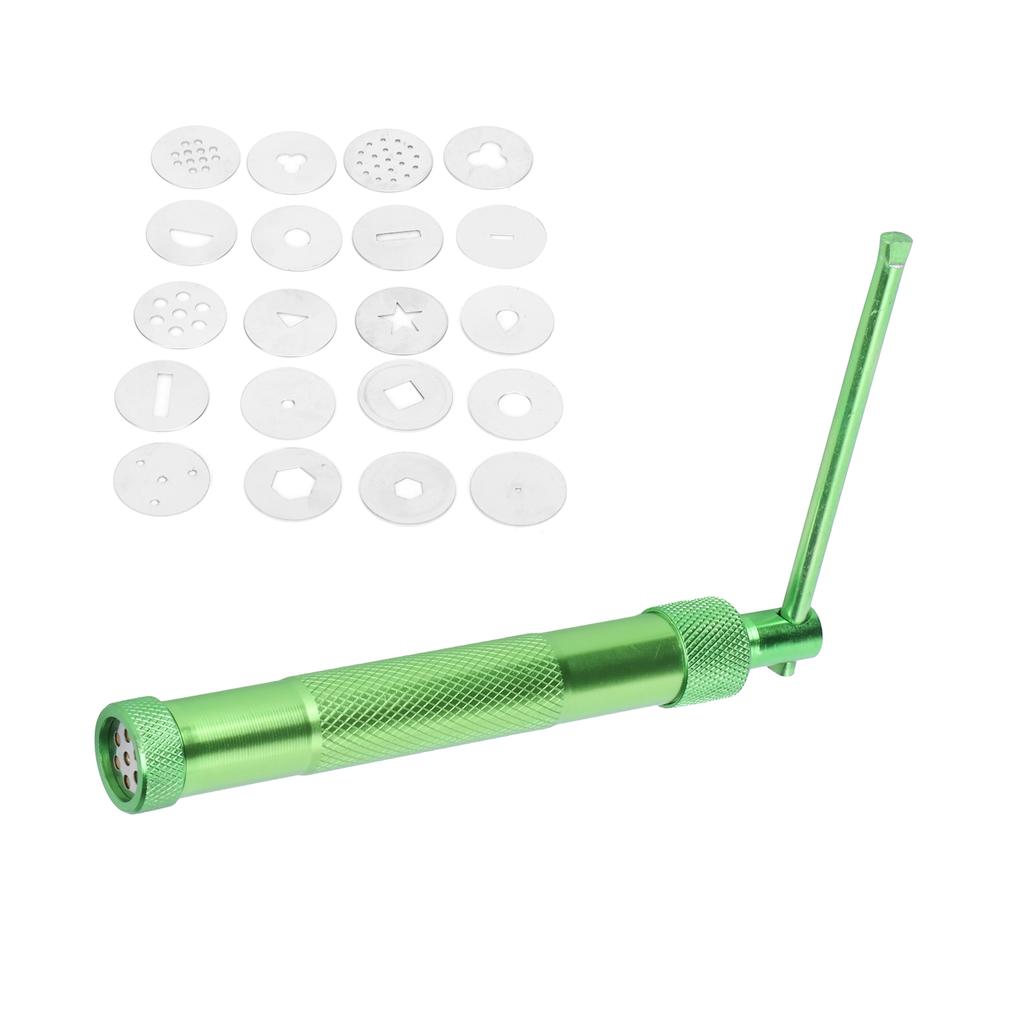 Clay Extruder Stainless Steel Rotating Squeezer Kit for Pottery Ceramic Sculpture Craft