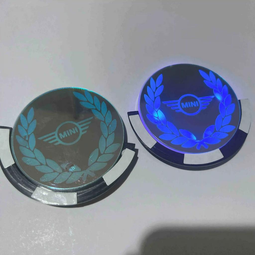 7Color LED Car Triangle Window Decoration Atmosphere Light Solar Energy For BMW Mini Cooper R55 R56 R50 R53 R60 F54 F55 F56 F57